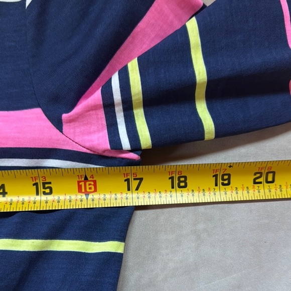 Lilly Pulizer Lets Get Together Marlowe T-shirt Dress Size Small Preppy Academia - Picture 7 of 11